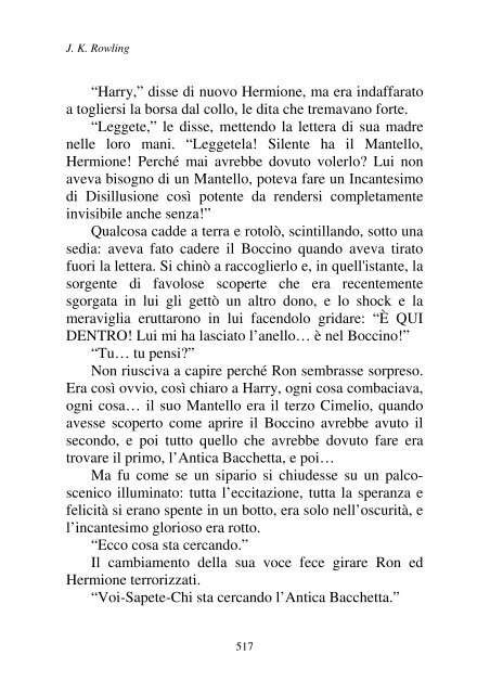 Harry Potter and the Deathly Hallows.pdf - I due volti della vita: il ...