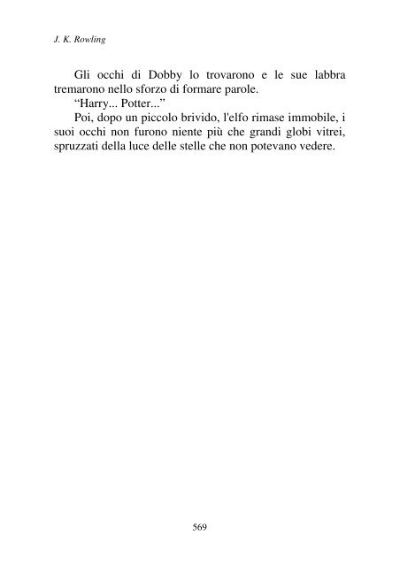 Harry Potter and the Deathly Hallows.pdf - I due volti della vita: il ...