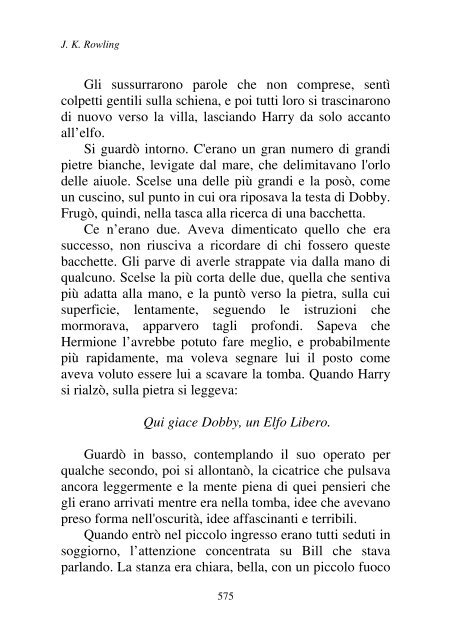 Harry Potter and the Deathly Hallows.pdf - I due volti della vita: il ...