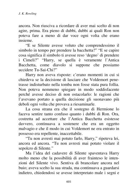 Harry Potter and the Deathly Hallows.pdf - I due volti della vita: il ...