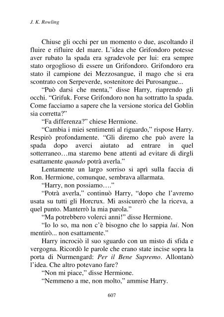 Harry Potter and the Deathly Hallows.pdf - I due volti della vita: il ...