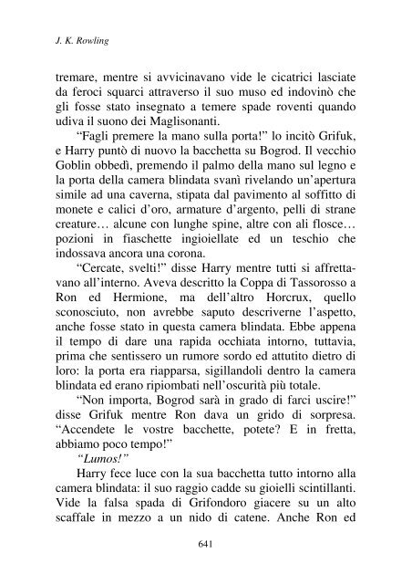 Harry Potter and the Deathly Hallows.pdf - I due volti della vita: il ...