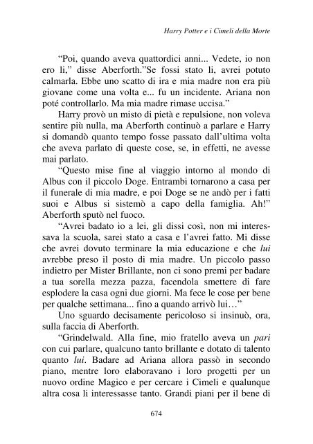 Harry Potter and the Deathly Hallows.pdf - I due volti della vita: il ...