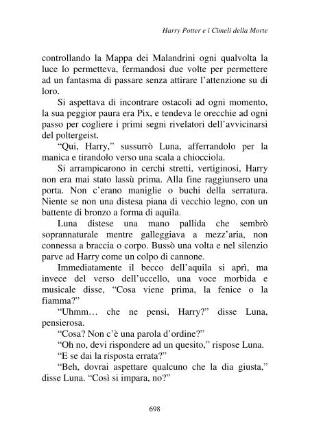 Harry Potter and the Deathly Hallows.pdf - I due volti della vita: il ...