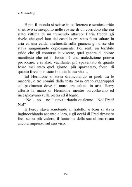 Harry Potter and the Deathly Hallows.pdf - I due volti della vita: il ...