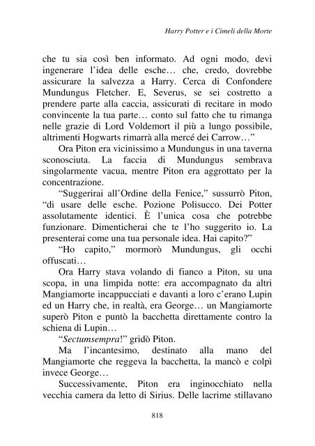 Harry Potter and the Deathly Hallows.pdf - I due volti della vita: il ...