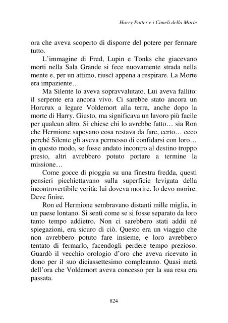 Harry Potter and the Deathly Hallows.pdf - I due volti della vita: il ...