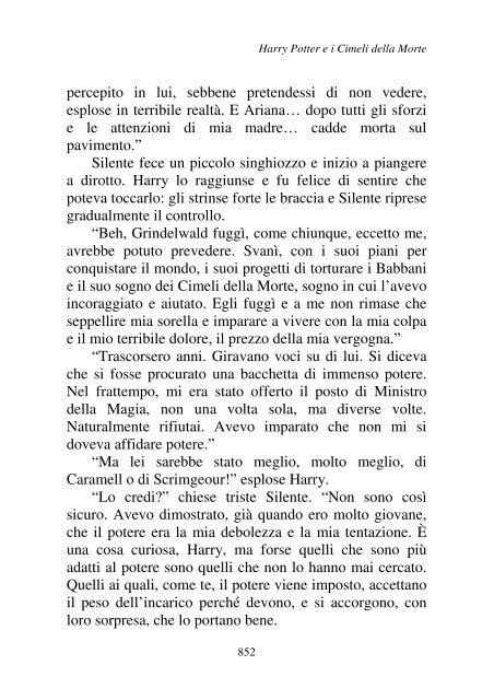 Harry Potter and the Deathly Hallows.pdf - I due volti della vita: il ...