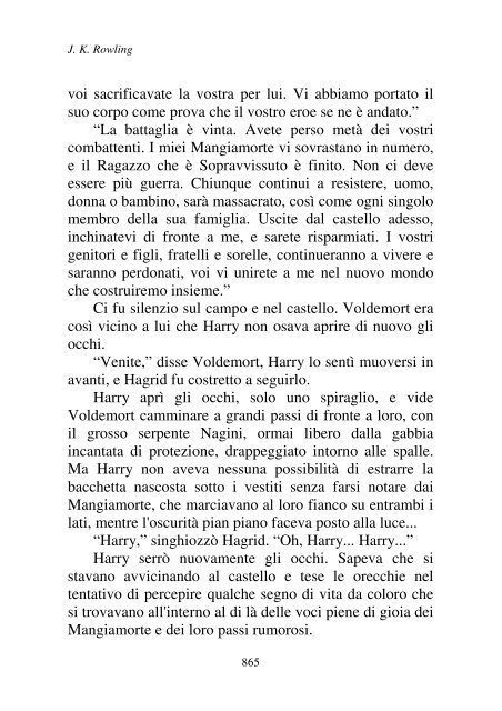 Harry Potter and the Deathly Hallows.pdf - I due volti della vita: il ...