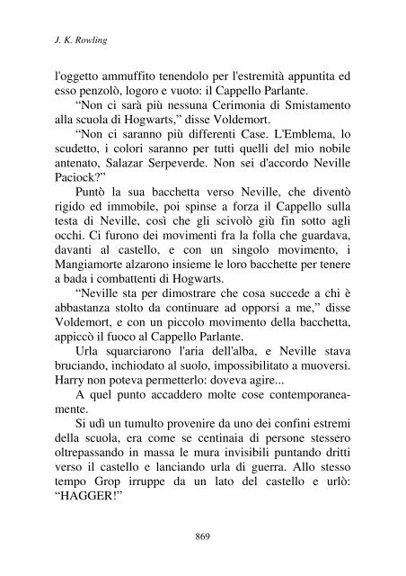 Harry Potter and the Deathly Hallows.pdf - I due volti della vita: il ...