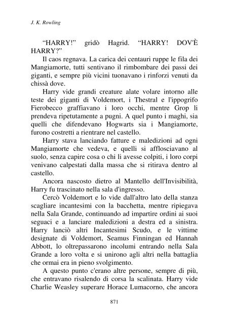 Harry Potter and the Deathly Hallows.pdf - I due volti della vita: il ...