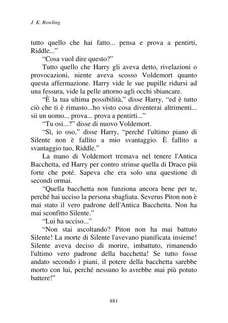 Harry Potter and the Deathly Hallows.pdf - I due volti della vita: il ...