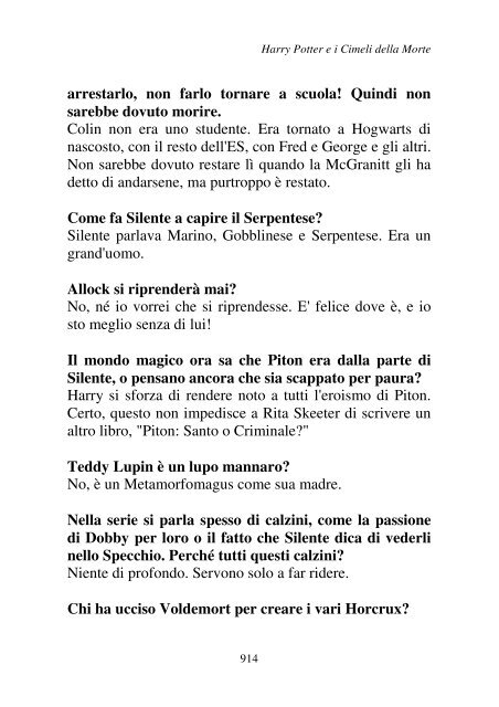 Harry Potter and the Deathly Hallows.pdf - I due volti della vita: il ...