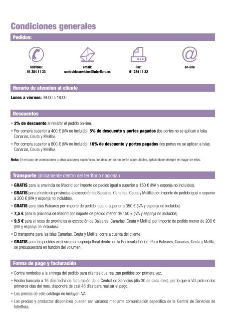 Catálogo - Central de Servicios - Interflora Central de Servicios ...
