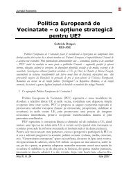 Politica Europeană de Vecinatate - Romanian Economic Journal
