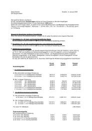 Erläuterung Gebühren 2009 - in Straelen