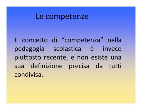 la costruzione del curricolo verticale - Scuola Media Pianciani ...