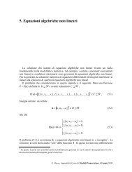 Nota 5. Equazioni algebriche non lineari - Elettrotecnica