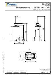 Datenblatt Mülltonnenpresse MT 12 /0 MT 240/MT 360