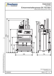 Datenblatt Einkammerballenpresse EK 700 Mini