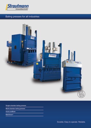 baling presses brochure - Strautmann Umwelttechnik