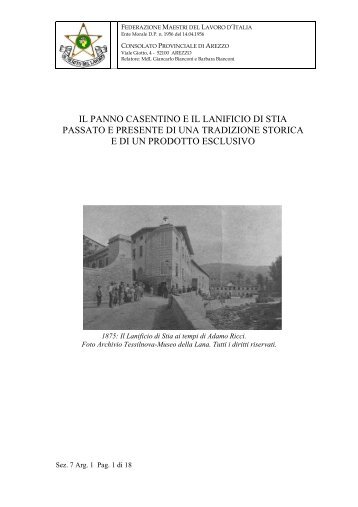 Panno casentino - intoscana.it Blog