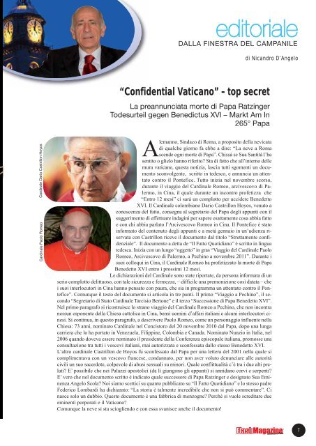 Papa Ratzinger - Flash Magazine