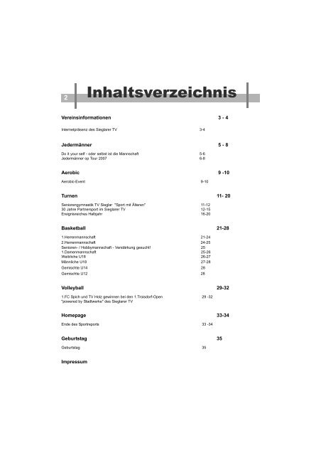 Direktdownload Sportreport Ausgabe 78 Sieglarer Tv 1897 Ev