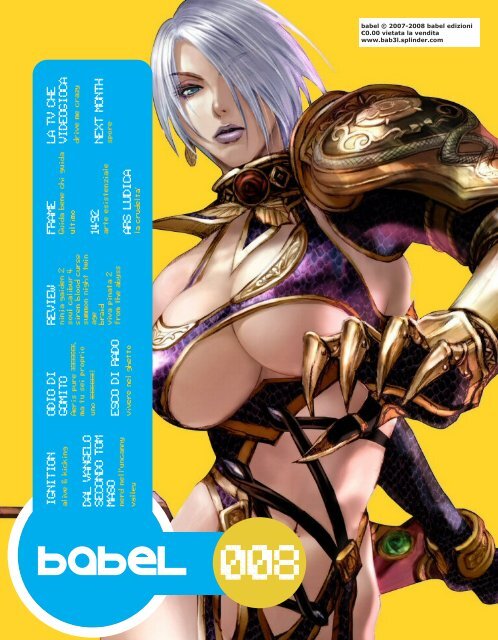 Babel 008 - Parliamo di Videogiochi