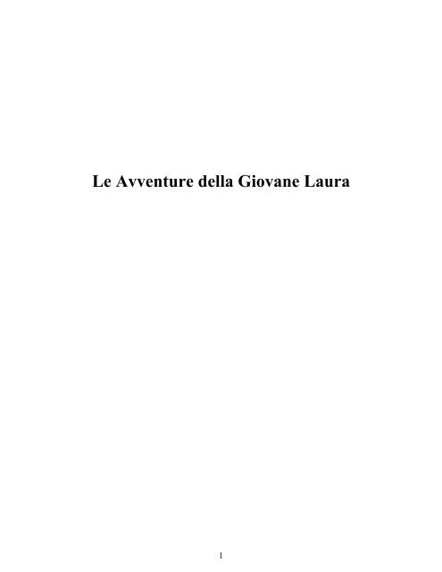 Le Avventure Della Giovane Laura Gamberi Fantasy