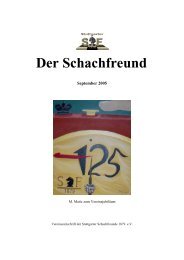 Der Schachfreund - Stuttgarter Schachfreunde 1879 e.V.