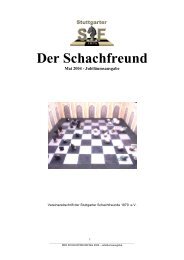 Der Schachfreund - Stuttgarter Schachfreunde 1879 e.V.