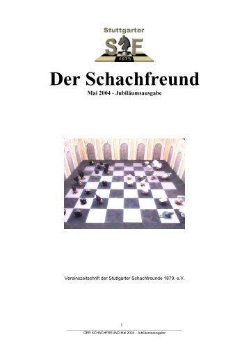 Der Schachfreund - Stuttgarter Schachfreunde 1879 e.V.