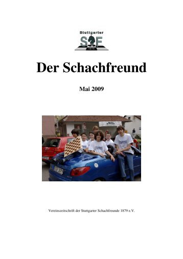 Der Schachfreund - Stuttgarter Schachfreunde 1879 e.V.