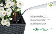 Planting and watering instructions Pflanz- und ... - lechuza