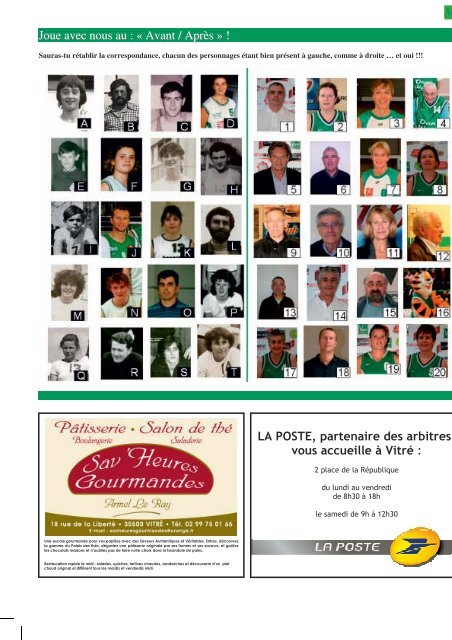 Aurore Vitré Basket Magazine Saison 2010 – 2011 - Comité d'Ille et ...