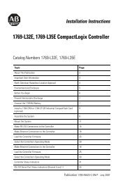 1769-L32E, 1769-L35E CompactLogix Controller - Sud-gmbh.de
