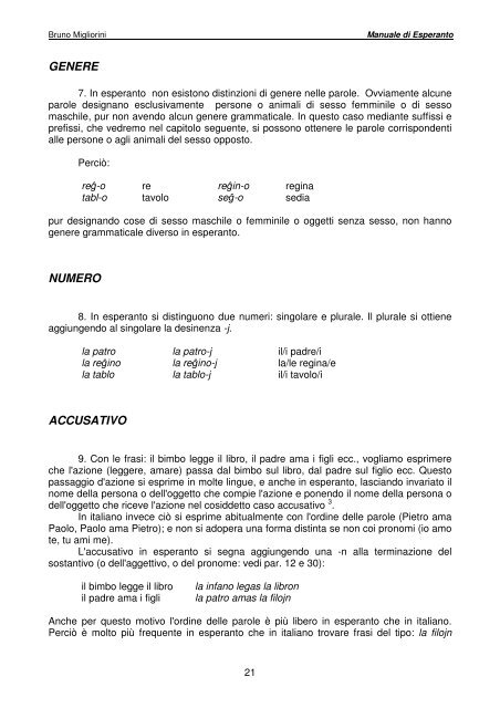 Manuale di Esperanto (pdf) - Federazione Esperantista Italiana