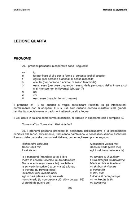 Manuale di Esperanto (pdf) - Federazione Esperantista Italiana