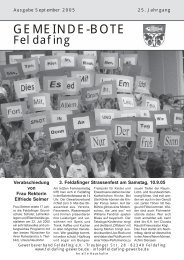 Abi 2005! - Gewerbeverband Feldafing