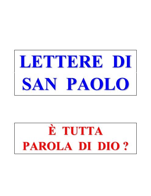 È TUTTA PAROLA DI DIO ? - Sí, verrà Elia e ristabilirà ogni cosa