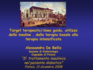Terapia insulinicaDeBellis.pdf - Azienda USL 3 Pistoia