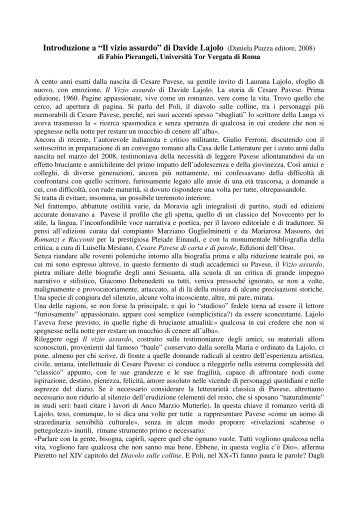 Scarica l'allegato PDF - Associazione Davide Lajolo