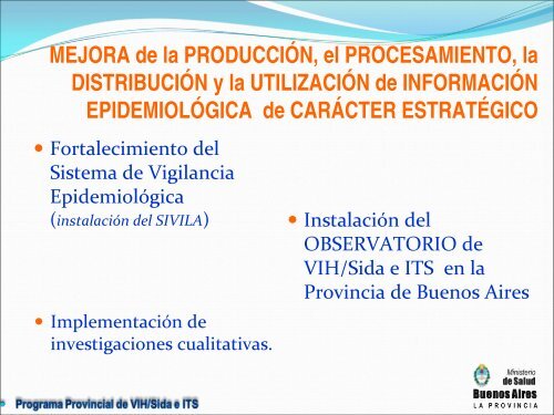 Programa VIH Bs. As. - Ministerio de Salud de la Provincia de ...