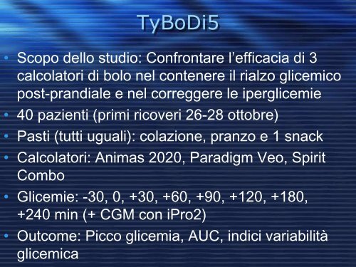 Novità in tema di diabete tipo 1 - Ospedale Luigi Sacco