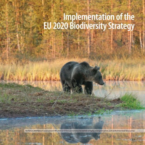 The eu Biodiversity Strategy to 2020