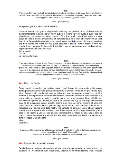 Registro missive n. 16 - Istituto Lombardo Accademia di Scienze e ...