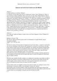 Annexes au texte de la Controverse de Bédoin