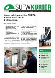 Universalfräsmaschine DMU 50 Fünf-Achs-Fräsen im CNC-Zentrum