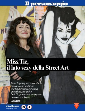 Miss.Tic, il lato sexy della Street Art - Miss. Tic in Paris